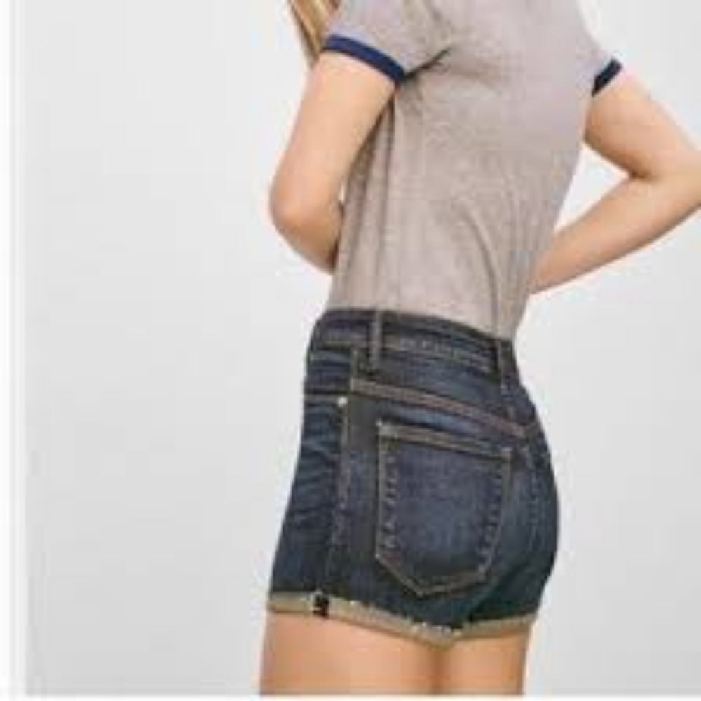 NWT Paradise Mine (Aritzia) Super High Rise Denim Shorts